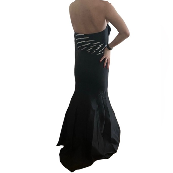 Jovani Evening Black/White - Picture 4 of 4